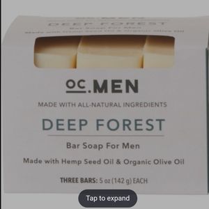 OC Men deep forrest woodsy  Bar Soap